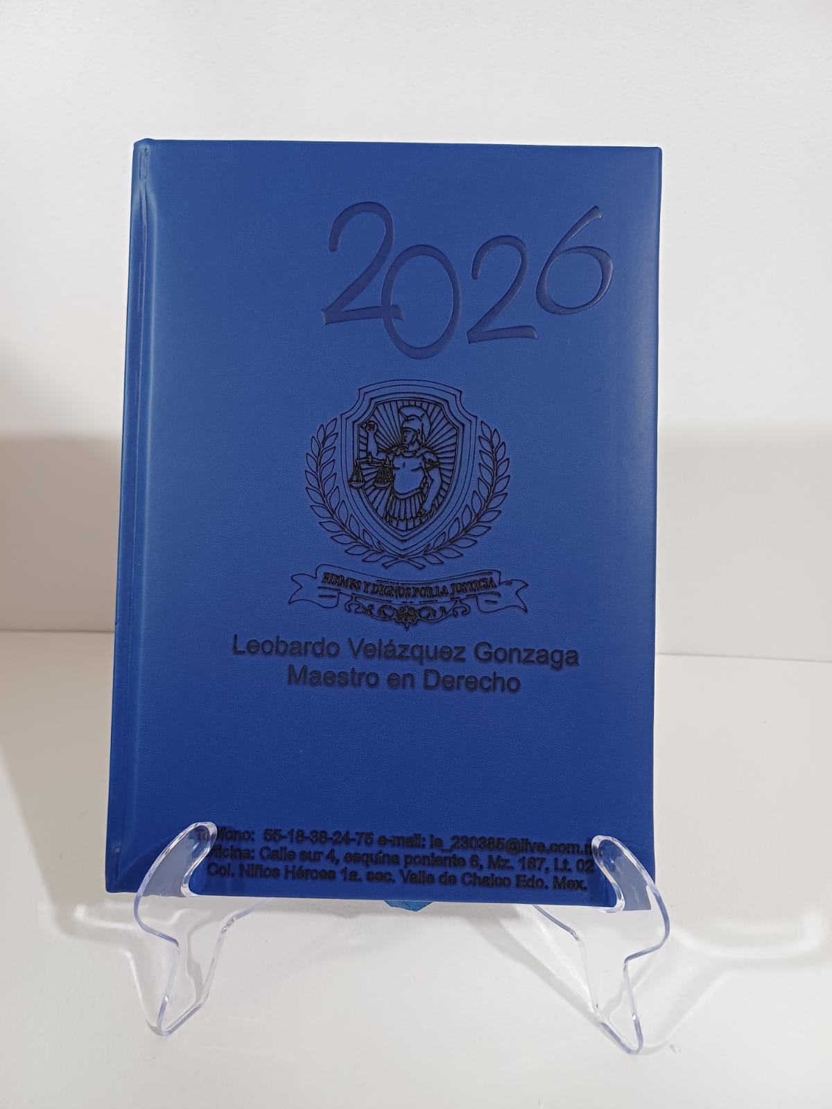 Agenda Ejecutiva 2026 pasta gruesa